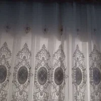 پرده گل برجسته