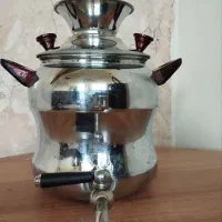 سماور روی گاز