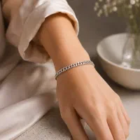 دستبند کارتیر نقره ۹۹۵ دست ساز