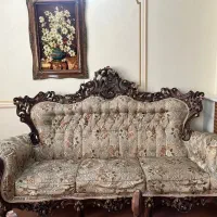 مبل استیل ۹ نفره به همراه میز و دو عسلی