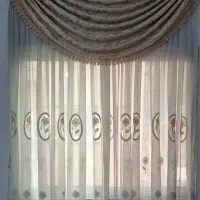 ۴عدد پرده با میله