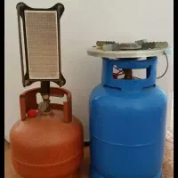 یک جفت سیلندر گاز کاملا نو و آکبند