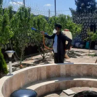 سمپاشی باغبانی تیلرزنی سم پاشی درختان