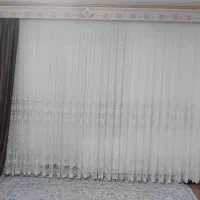 پرده تور سیم دوزی