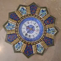 ساعت دیواری خاتم و میناکاری