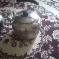 سماور برقی اتومات برلیان و۱عدد کتری استیل