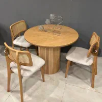 میز صندلی مدل حصیری