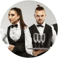 نیروی کارگر خدماتی رستوران