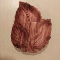 ظرف چوبی طرح برگ