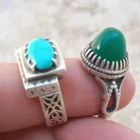 دو عدد انگشتر قدیمی