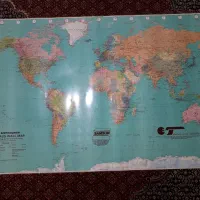 نقشه جهان لمینت دار samsun