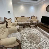مبل استیل ۷ نفره با میز نهارخوری 4 نفره