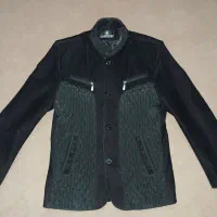 کت اسپرت تک مخمل مشکی یقه دیپلمات سایز50در70 ارزان
