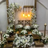 گل آرایی بادکنک آرایی سفره عقد