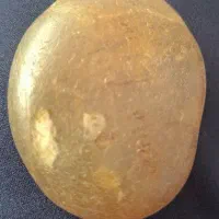 عقیق عسلی بدون تراش