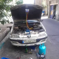 شارژ گاز کولر با ترازو