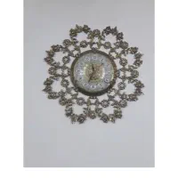 ساعت دیواری برنجی با موتور بی صدا