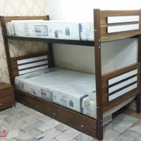 تخت خواب دو طبقه حاجی پور(تختخواب۲دوطبقه)تشک پاندا|تخت و سرویس خواب|مشهد, حسین‌آباد|دیوار
