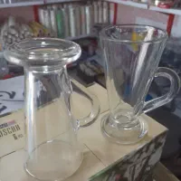 لیوان شیشه ای دیس بشقاب شم تولد