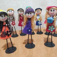 تعدادی عروسک دست ساز زیر نرخ عمده مخصوص بساطی