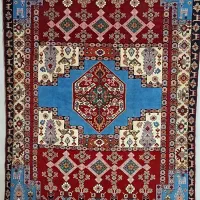 قالیچه چله  کلک ابریشم