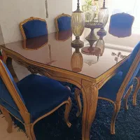 میز ناهارخوری ۶ نفره تمام چوب