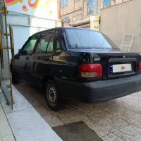 پراید مدل 1383 دور رنگ سقف آفتاب سوخته