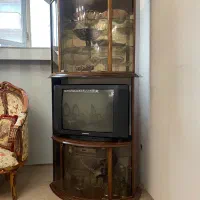بوفه چوبی قدیمی سالم