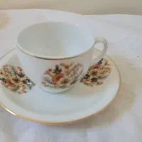 فنجان نعلبکی  قهوه خوری قدیمی (۲۳ تکه)