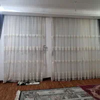 ۵متر پرده سالم با کنار پرده ای شیک ،بدون پارگی