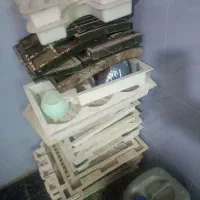 قلب سنگ مصنوعی نرده دور باغچه