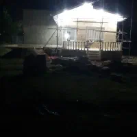 جوشکاری سیار  اسکلت شیروانی درو پنجره خورده کاری