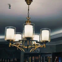 ۲عدد لوستر و ۲عدد دیوارکوب