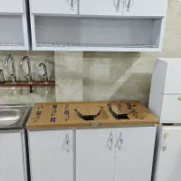 کابینت زیر سینک کابینت ظرفشویی سایز ۳درب