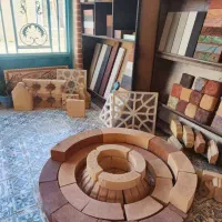 انبار مرکزی آجر شیراز نسوز سنتی قزاقی آجرنما لعابی