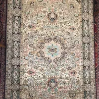 قالیچه تمام ابریشم ۱۰۰ ساله ۳ متر مربع