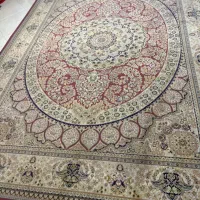 فرش گل ابریشمی ۹ متری