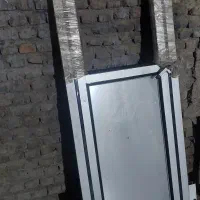 درب و پنجره آلومینیوم  نوساز جنس نقره‌ای و مشکی