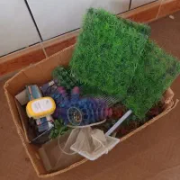 آکواریم باتمام وسایل سالم بدونه ایراد