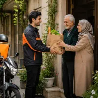 خدمات خرید و انجام امور روزانه با موتورسیکلت