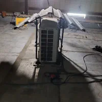 جوشکاری و مونتاژ سایه بان برای کولر و نرده آلاچیق