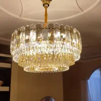 لوستر ۷۰سانت نئو کلاسیک فرانسوی ۱۸ چراغه
