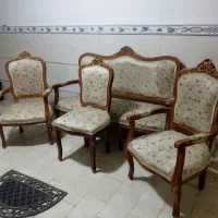 مبلمان 6 نفره بهترین چوب گردو