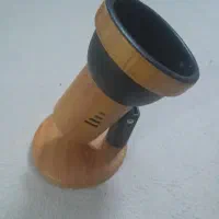 پایه لامپ طرح چوبی