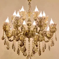 لوستر نگـ‌ـینی 1‌6 شعله/تعویـ‌ـض لوسترکهنه بانو