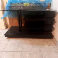 میز تلویزیون شیشه‌ای شیک