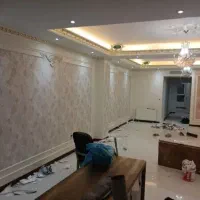 کاغذدیواری پارکت کناف قرنیز اجرا تمیز قیمت منصفانه