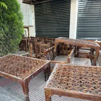 میز و صندلی چوبی رستورانی