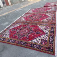 چهارتخته فرش دستباف 6 متری نقشه تاجری هریس
