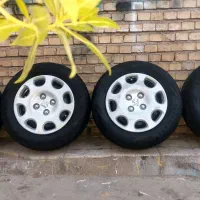 ۴ حلقه لاستیک همراه بارینگ